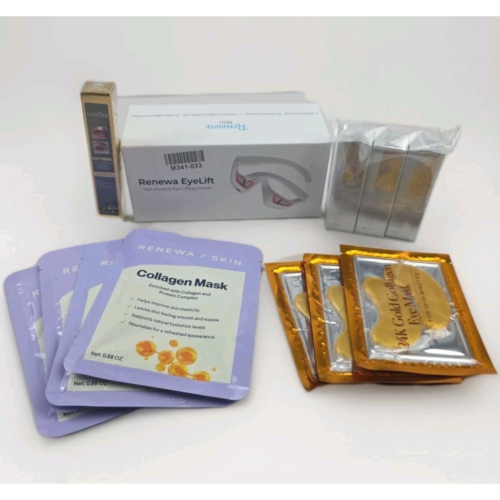 Red Light Therapy for Eyes Microcurrent Under Eye Device for Dark Circles, Puffy